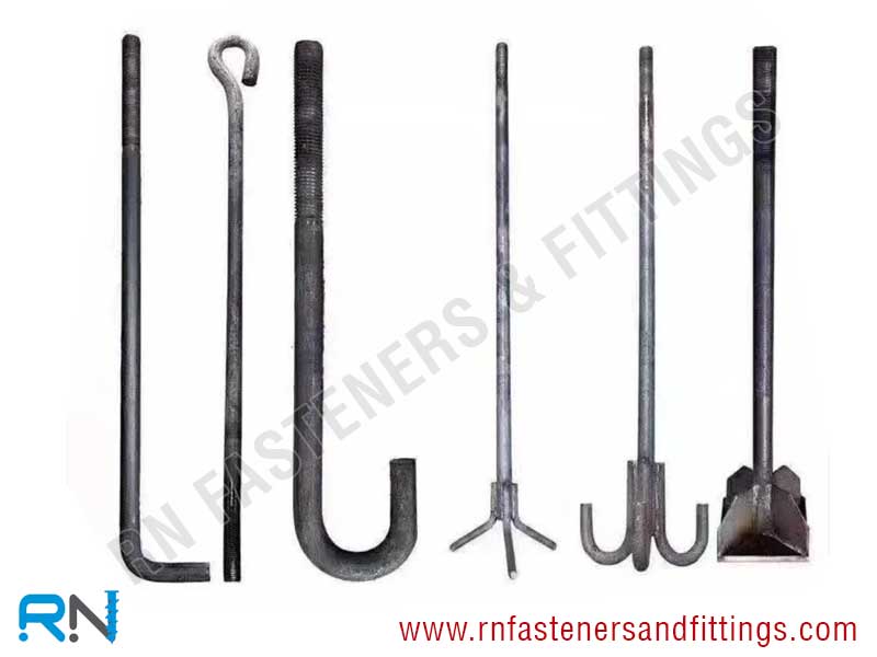 Galvanized Steel Welding J L Type Foundation Anchor Bolt