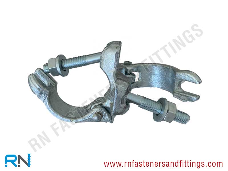 EN 74-1 British Swivel Coupler, 48 x 48 mm - HDG, BZP