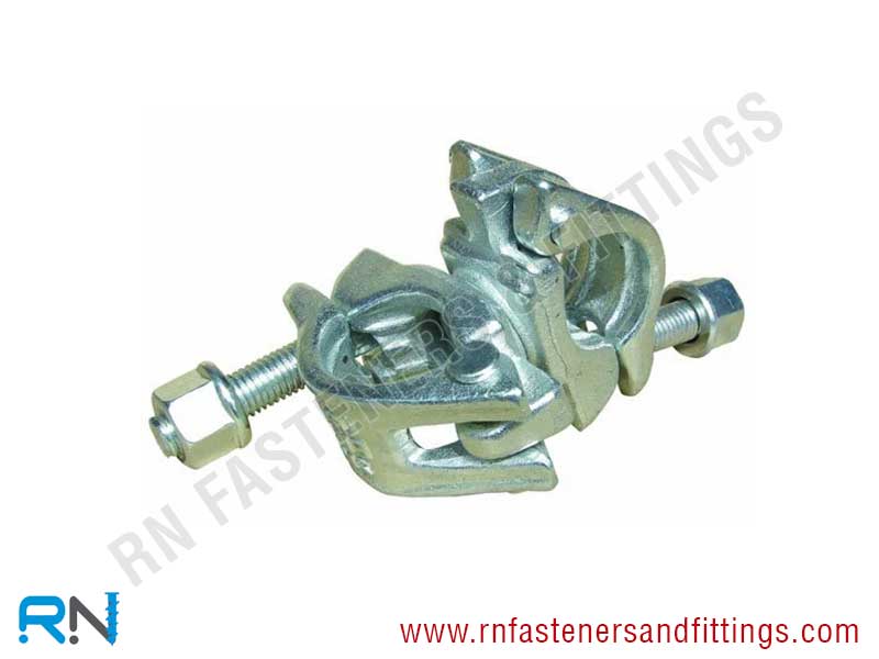 EN 74-1 British Swivel Coupler, 48 x 48 mm - HDG, BZP