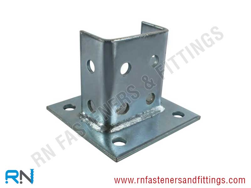 Channel Post Base Bracket System Base Plate