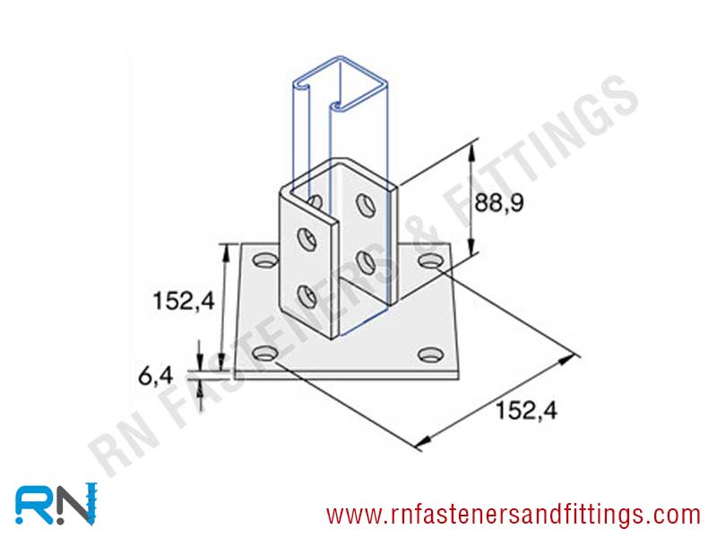 Single Channel Base Plate