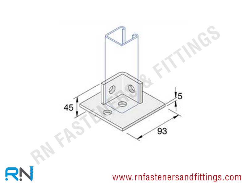 Single Channel Base Plate