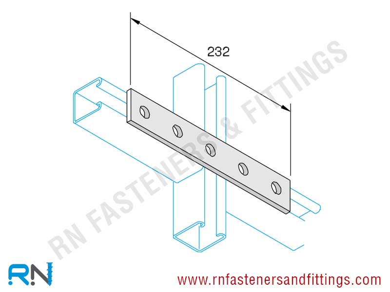 5 Hole Straight Mending Plate