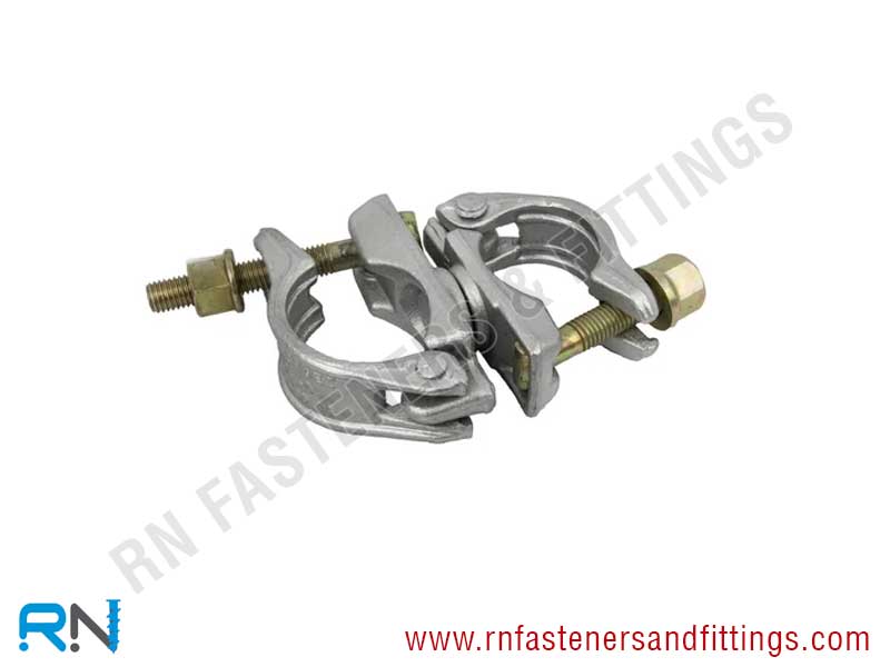 EN 74-1 German Swivel Coupler, 48 x 48 mm - HDG, BZP