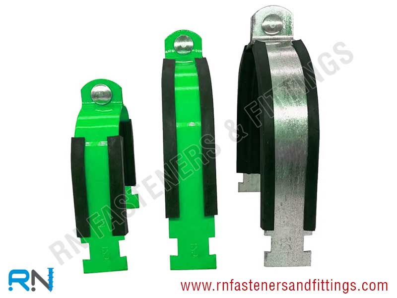 Pipe Strut straps with Rubber Lining