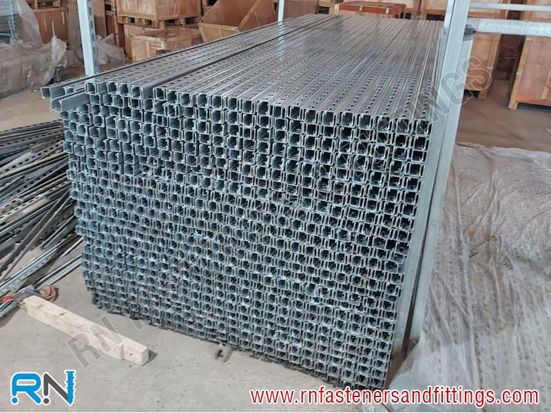 Unistrut Slotted Channel manufacturers exporters distributors in India Ludhiana